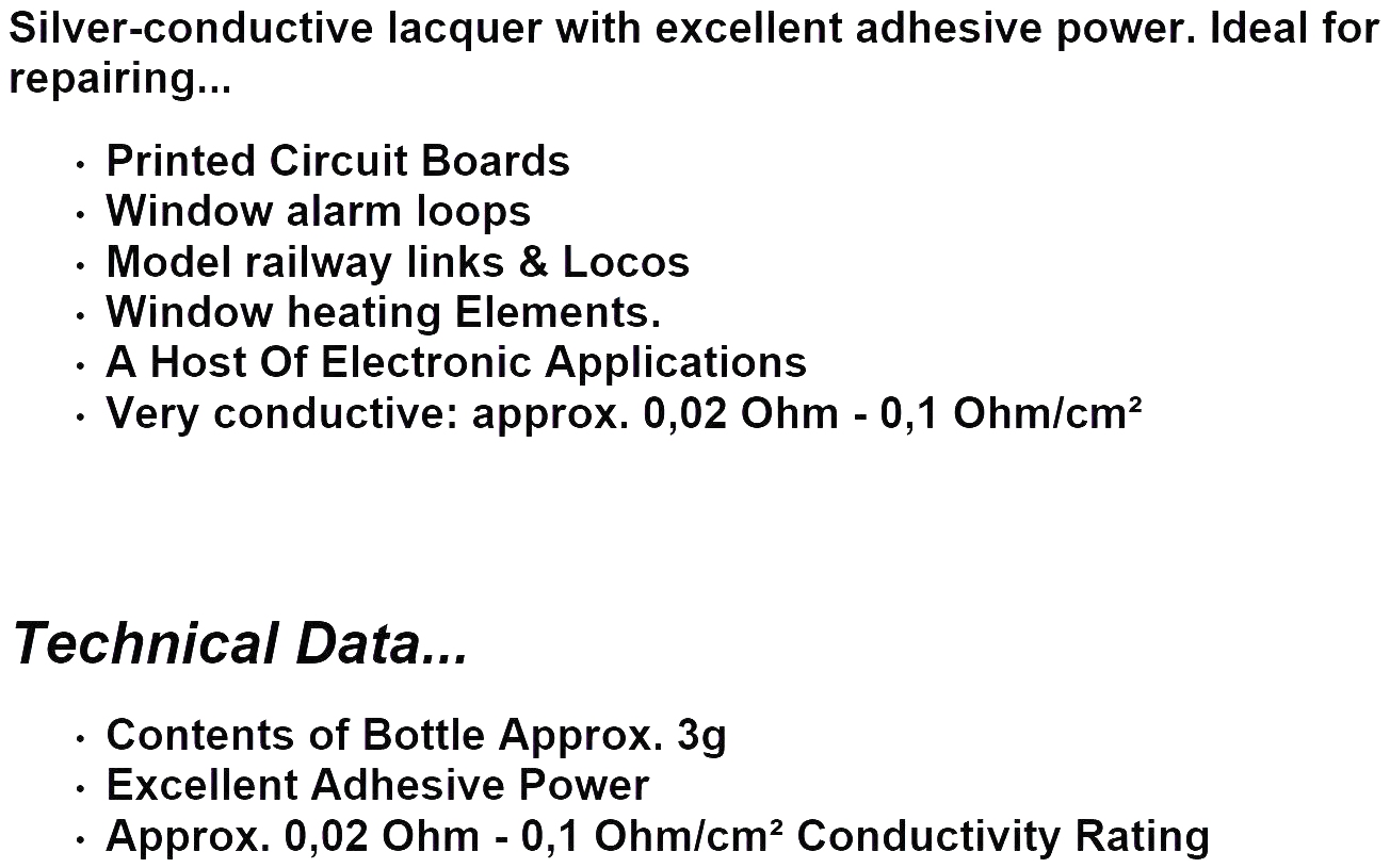 צבע כסף מוליך לאלקטרוניקה